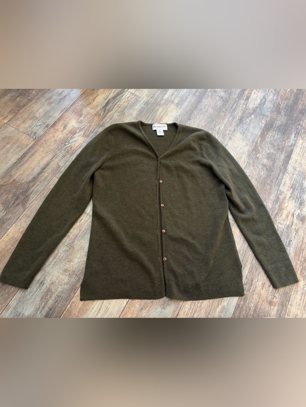 Pendleton Merino Wool Cardigan Sweater Sz M